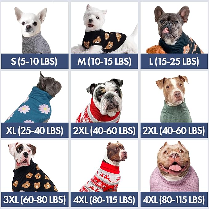 Spark Paws Knit Dog Sweater – Ultra Soft Warm Winter Dog Sweater for Small, Medium & Large Dogs – Stretch Fit Pet Sweater for French Bulldog, Pitbull, Girl & Boy Dogs Jacket, (Banana,XL)