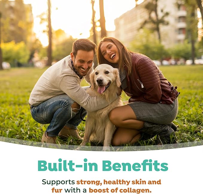 TropiClean Fresh Breath Water Additive for Dogs with Collagen, Skin Health Support for Dogs, Breath Freshener and Teeth Cleaning Solution, 33.8oz.