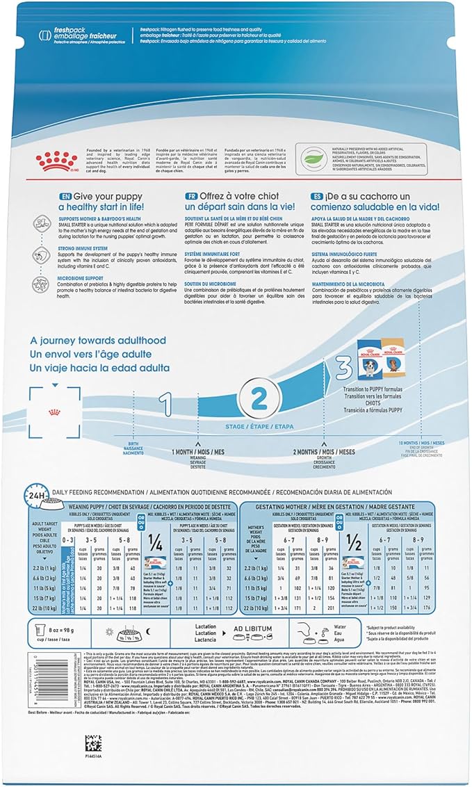 Royal Canin Size Health Nutrition Small Starter Mother & Babydog Dry Dog Food, 2.5 lb Bag