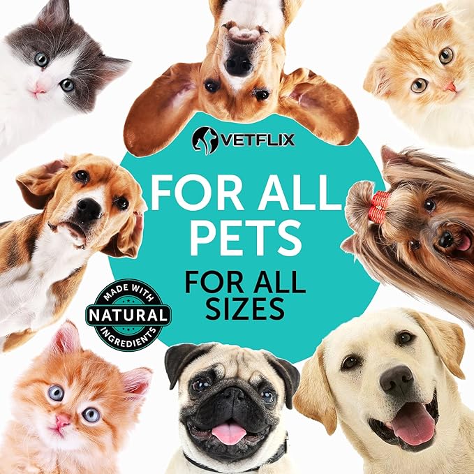 Premium Probiotics for Dogs, Cats - Digestive Enzymes & Prebiotics Supplement - Helps to Relieve Diarrhea, Vomiting, Upset Stomach, Gas, Constipation & Bad Breath - Supports Digestive System - 2 Fl Oz