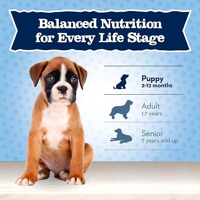 Blue Buffalo Baby Blue Natural Dry Food for Puppies, Healthy Growth Formula with DHA, High-Protein Savory Chicken Recipe, 20-lb. Bag
