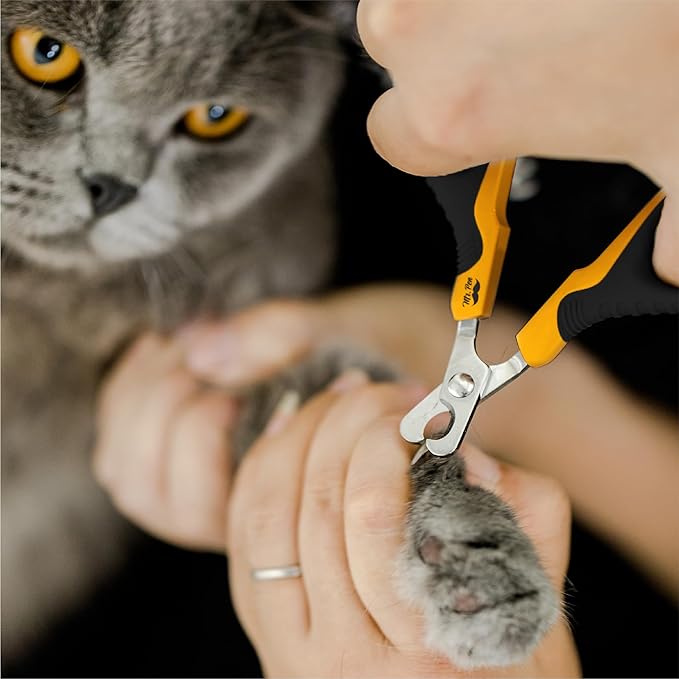 Mr. Pen Cat Nail Trimmer - Cat & Dog Nail Clippers, Claw Trimmer - Orange/Black