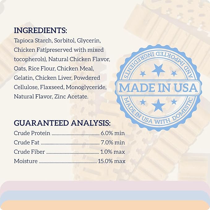 Groovies Slightly Softer, Yet Flexible Dental Chew for Senior Dogs & Delicate Chewers. Powered by USA-Patented DentalFit Tech. No Added Gluten, No Artificial Flavors or Colors. 27oz Large (27Chews)