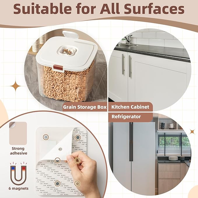 Dog Feeding Reminder, Dog Fed Sign-Daily Am/Pm Chart Slider Sign for Pet Fed and Pill Reminder, Easy to Use On Fridge Or Wall with Adhesive and Magnet,Pet Supplies