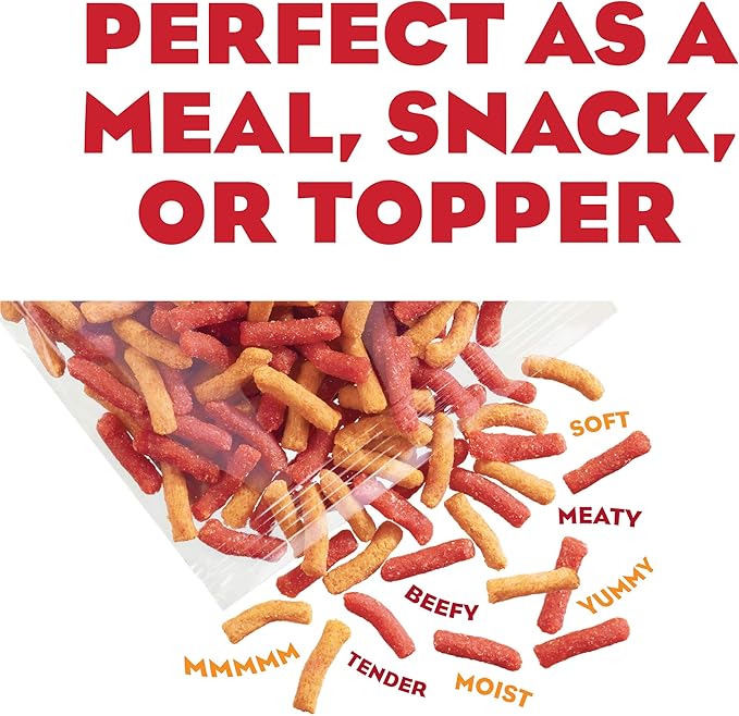 Purina Moist & Meaty Dry Dog Food, Burger with Cheddar Cheese Flavor - 24 ct. Pouch