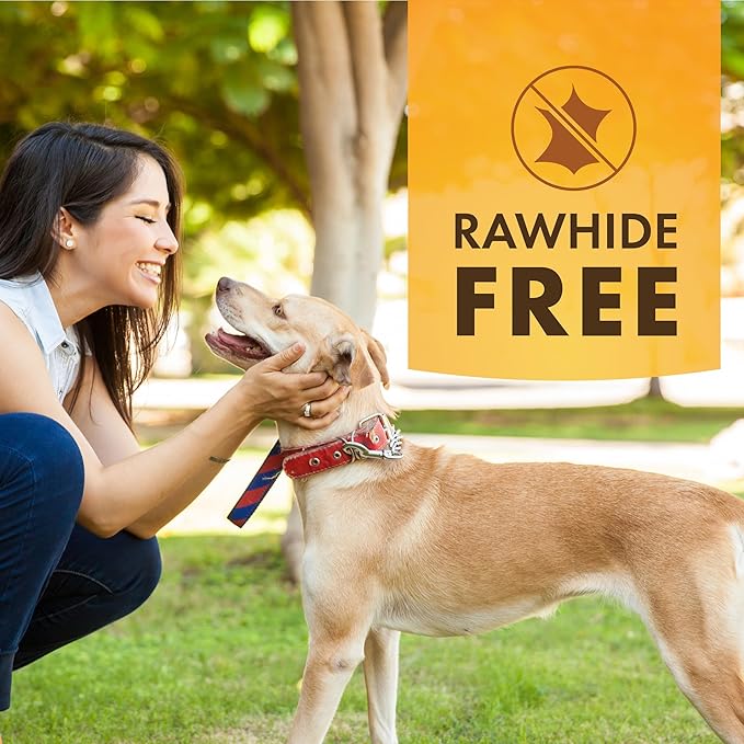 Dog Treats, K9 Kraves Rawhide Free Bone Dog Treat, Peanut Butter Flavor, Made with Real Peanut Butter and Chicken, 20 Count, Healthy, Easily Digestible, Long-Lasting, High Protein