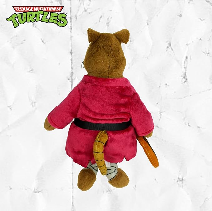 design LAB, Inc. Teenage Mutant Ninja Turtle Official Merchandise | TMNT Gifts Squeaky Plush Dog Toy | Splinter The Rat | Stuffed Animal Rat Squeaks for Interactive Play