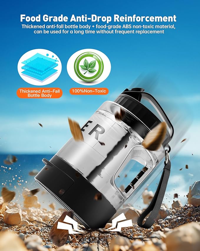 Portable Dog Water Bottle Bowl - 77 oz Travel Water Bowl Dispenser for Dogs Leak Proof, Suitable for Large Pet Drinking, A Must Have for Outdoor, Camping, Walking, Beach, Hunting, and Other Scenes