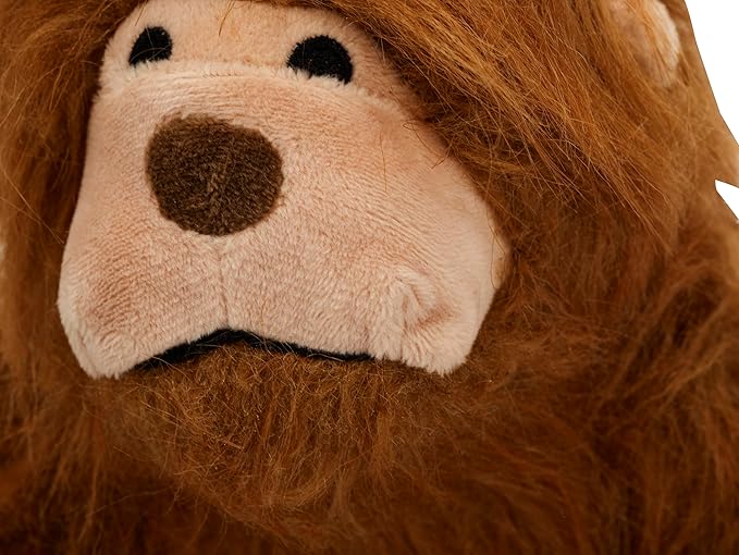 Flourish Pets 3 in 1 Multi-Layer Chew Toy for Active Dogs | Non-Toxic BPA Free Double Stitched Soft Fabric Exterior Dog Toys | Long-Lasting Dog Plush Toys - Small Sasquatch 9.5"