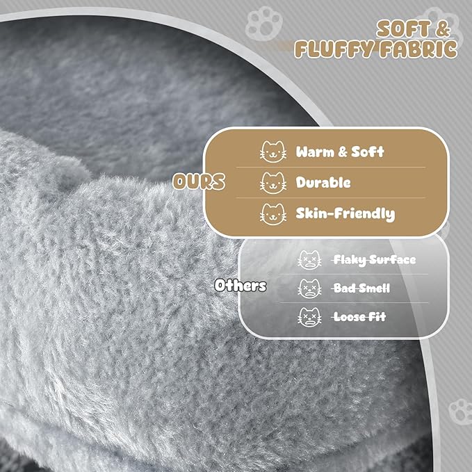 Magshion Cat Tree 77" Cats Tower for Indoor Cats, Multi-Level Cat Condo with Scratching Post, Top Perch, Sisal Board and Dangling Ball, Cat Stand Jumping Platform Kittens Pet Play House (Light Grey)