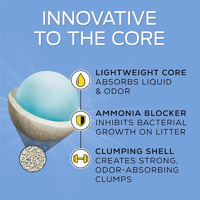 Purina Tidy Cats Lightweight 4-in-1 Strength Multi-Cat, Odor Control, Clumping, 99.9 Percent Dust Free Cat Litter - 12 lb. Box