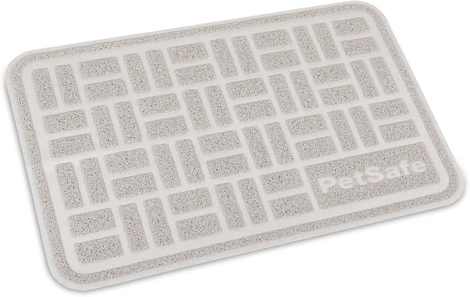 PetSafe Cat Litter Mat - Helps Capture Mess Off Paws - Waterproof Floor Protection - Durable Mesh Material - Works with Clay or Crystal Litter - Medium