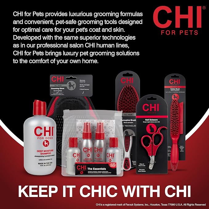 CHI for Dogs Oatmeal Conditioner - Professional Dog Grooming Formula for Sensitive Skin and Dry Coats - Moisturizing Gallon Size Wash for All Hair Types and Breeds, 128 Fl Oz