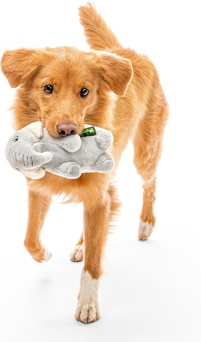 Dog Toys | Plush Toy Elephant Stuffed Animal for Dogs | Medium Eco Friendly Toy - Easy to Clean and Made from Non Toxic Materials
