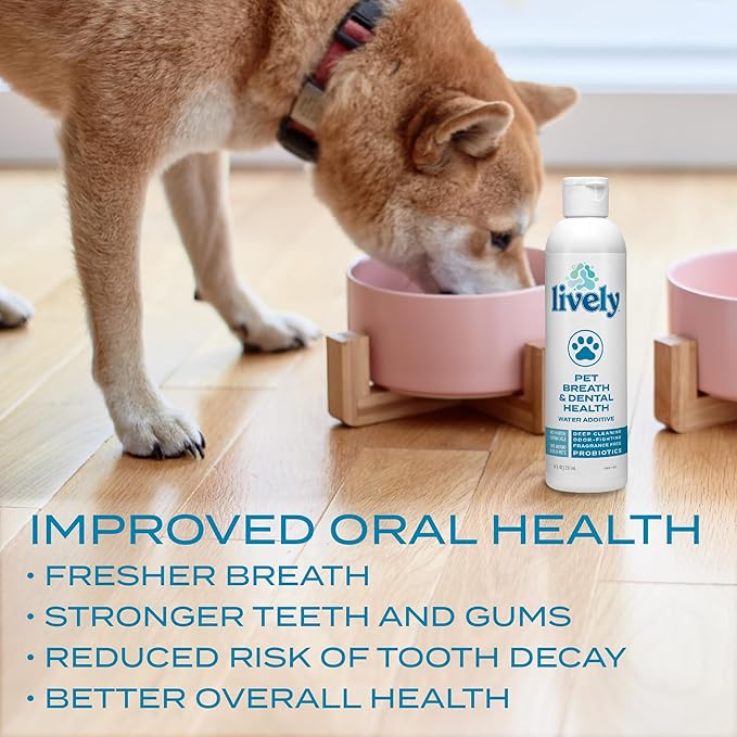 Lively Pet Breath & Dental Health Water Additive