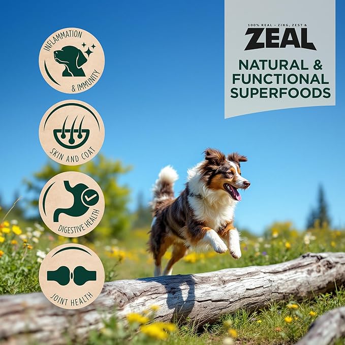 ZEAL Canada Air-Dried Chicken Recipe for Dogs - High Protein, Natural Superfoods, Nutrient Rich, No Fillers, Grain Free, Complete & Balanced (Chicken, 5.5lb)