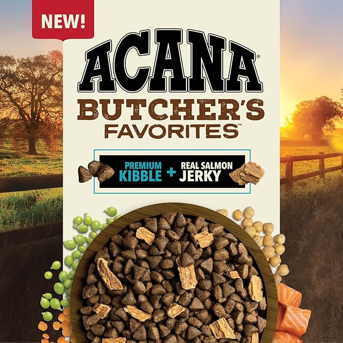 ACANA Butcher’s Favorites Grain-Free Dry Dog Food Wild-Caught Salmon Recipe 17lb Bag