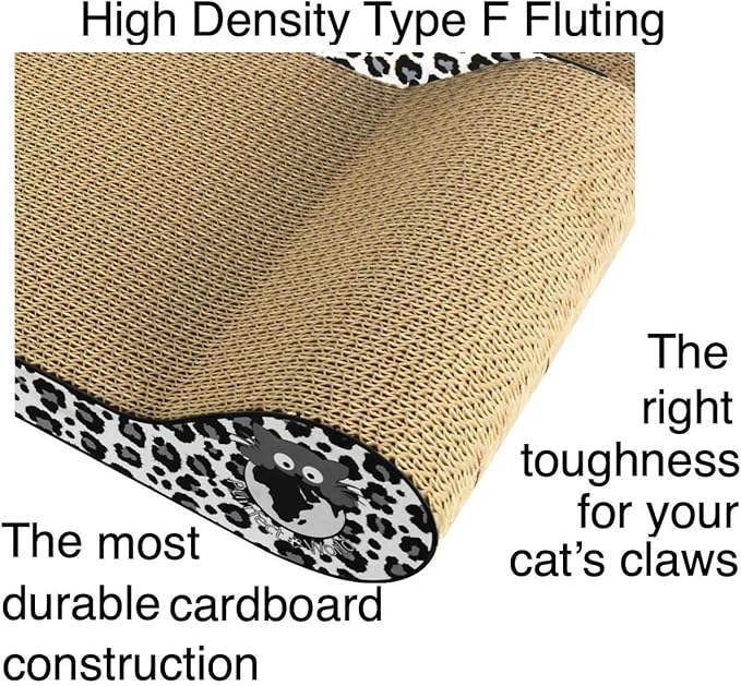 Cat Lounge Scratcher - Snow Leopard 2 Pack
