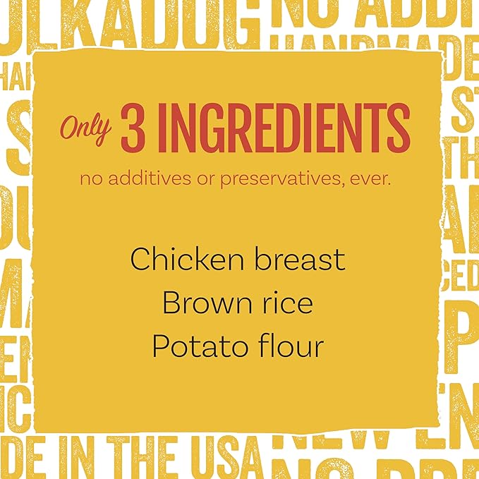 Polkadog Chicken Littles Bone Shaped Dog Treats – Crunchy, All Natural, Limited Ingredient Healthy Treats. Handcrafted & Made in USA. Great for Dogs with Allergies or Sensitive Stomachs – 7oz
