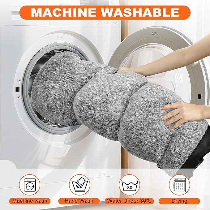 Dog Bed Medium Washable, Memory Foam Small Pet Beds with Sides, Rectangle Pet Sofa with Nonskid Bottom, 28”x20”x7”, Black