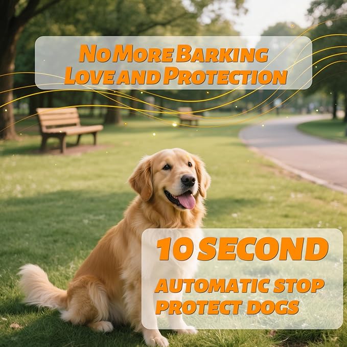 Dog Bark Deterrent Devices 2X Ultrasonic Anti Barking Device 6 Training Modes Sonic No Barking Device for Dogs 50 Feet Replace Shock Collar Clicker for Training Dog Barking Stopper