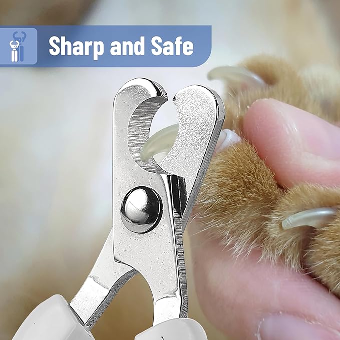 Mr. Pen Cat Nail Trimmer - Sky Blue & Dark Gray, Suitable for Cats & Kittens, Small Dogs