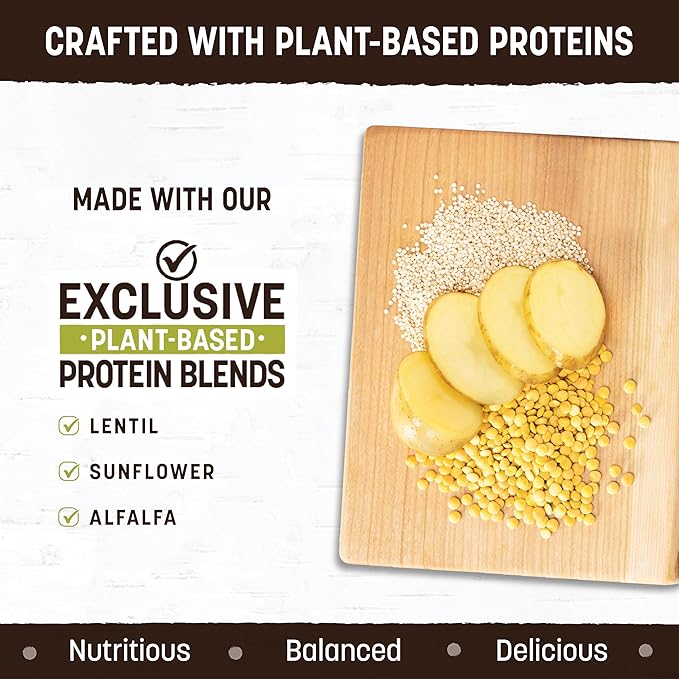 Earth Animal Wisdom Air Dried Dog Food | From The Seed Recipe Premium Natural Dog Food | Plant-Based | All Breeds & Ages | Made in The USA | 2 Pound Bag