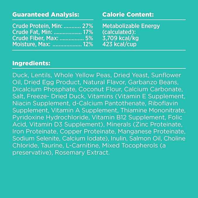 BIXBI Rawbble Dry Dog Food, Duck, 24 lbs - USA Made with Fresh Meat - No Meat Meal & No Corn, Soy or Wheat - Freeze Dried Raw Coated Dog Food - Minimally Processed for Superior Digestibility