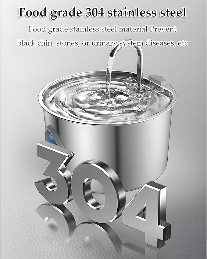 Pawdrate Dog Water Fountain,Automatic Cat Dog Water Dispenser with Quiet Pump,Large Capacity of 3.2L,3 Drinking Modes,Cordless Design,Ultra-Durable for Small to Large Pets (1PCS+2 Filters, 3.2L)