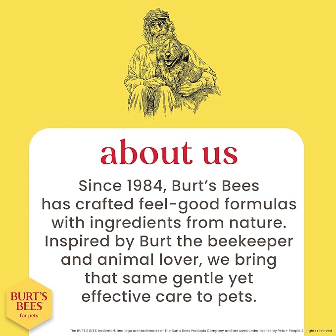 Burt's Bees for Pets Deodorizing Dog Wipes with Witch Hazel, Lemongrass and Sage Fragrance, 98% Natural Origin Formulas, Dog Wipes Cleaning and Deodorizing, 100ct