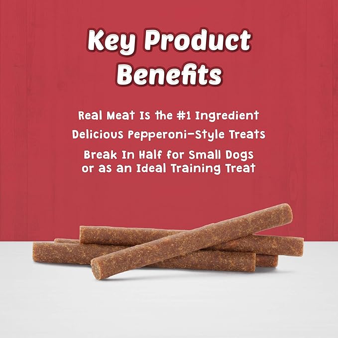 Blue Buffalo Stix Natural Soft Moist Dog Treats Lamb Recipe Bag