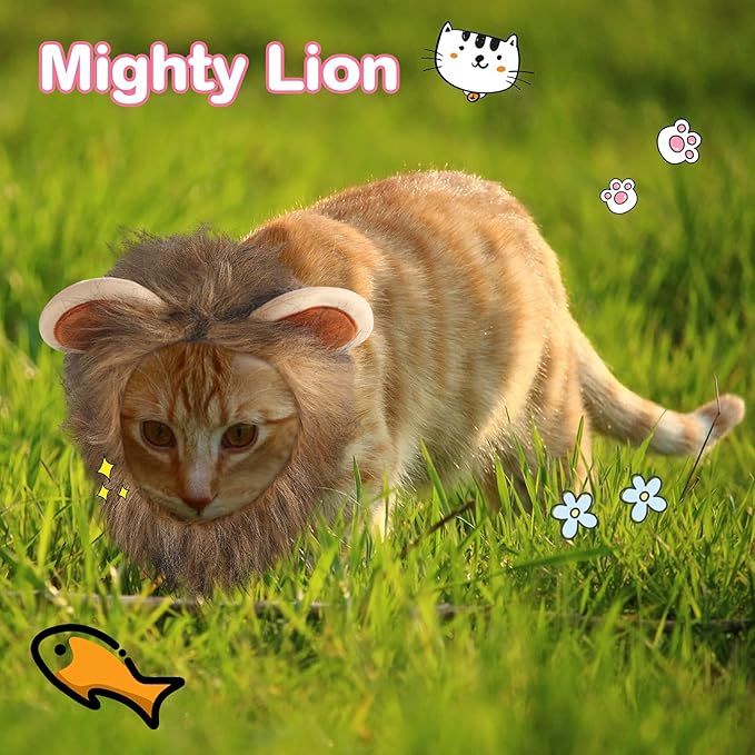 Xuniea 3 Pieces Cat Hat Costume Adjustable Pet Headwear Cat Bunny Hat with Rabbit Ears Kitten Dog Cosplay Cap for Kitten Halloween Party Birthday Theme Party Photo Prop (Basic Style)