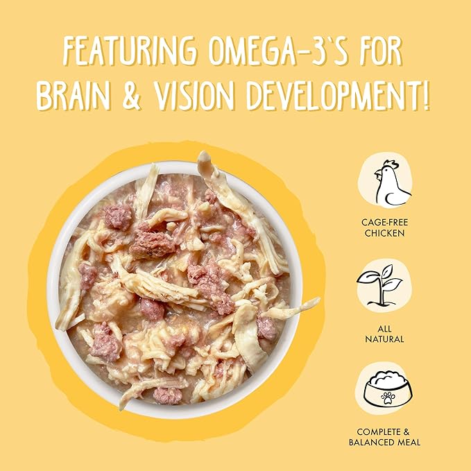 Weruva Puppy, Chicken Formula in Gravy, 6oz Can, Pack of 8