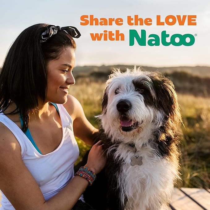 NATOO Healthy Treats for Large Dogs, Crunchy Biscuits Coconut & Mango Flavor – Natural Dog Treats, Rich in Omega 6, Prebiotics & Fibers, Antioxidants for Immunity (8 oz)