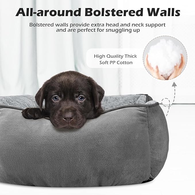 INVENHO XX-Large Dog Bed Rectangle Washable Orthopedic Soft Calming Sleeping Durable Pet Cuddler with Anti-Slip Bottom