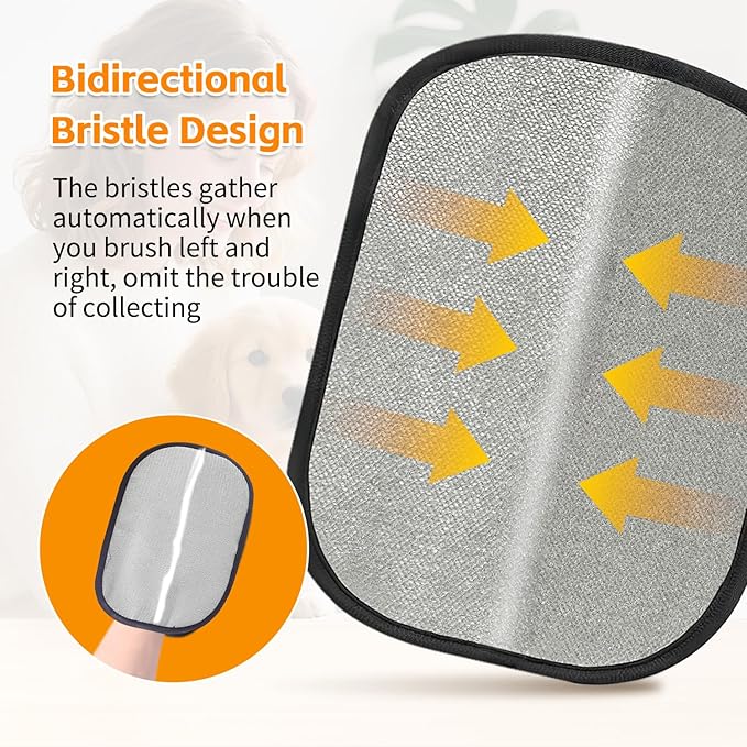 2025 Newly Cats & Dogs Electrostatic Pet Hair Remover Glove for Clothing, Couch, Carpet, Furniture,Car Seat Great Alternative to Pet Lint Roller 1pack