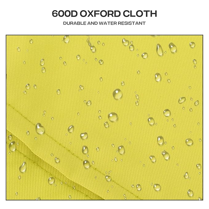 Cat & Dog Stroller, 3-Wheels Foldable Pet Stroller for Medium/Puppy Dogs & Cats, 30 Lbs, Yellow Mesh with Storage Basket & Cup Holder