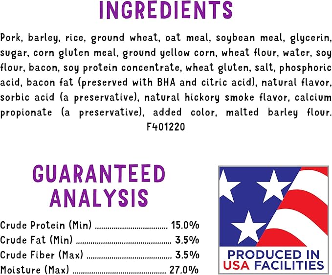 Purina Beggin' Strips Real Meat Dog Treats, Thick Cut Hickory Smoke Flavor - (Pack of 2) 26 oz. Pouches