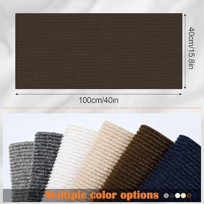 Cat Scratch Protectors for Furniture - 40" x 15.8" Trimmable Self-Adhesive Cats Claws Scratch Pads, Cat Climbing Couch Protector for Protecting Furniture Couch Chair Sofa Cats Pet Gift (Brown)