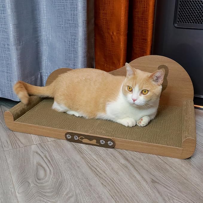 Cat Scratcher Couch Cat Scratching Bed Large Cat Scratcher Bed Cat Lounge Bed Scratching Pad for Indoor Cats