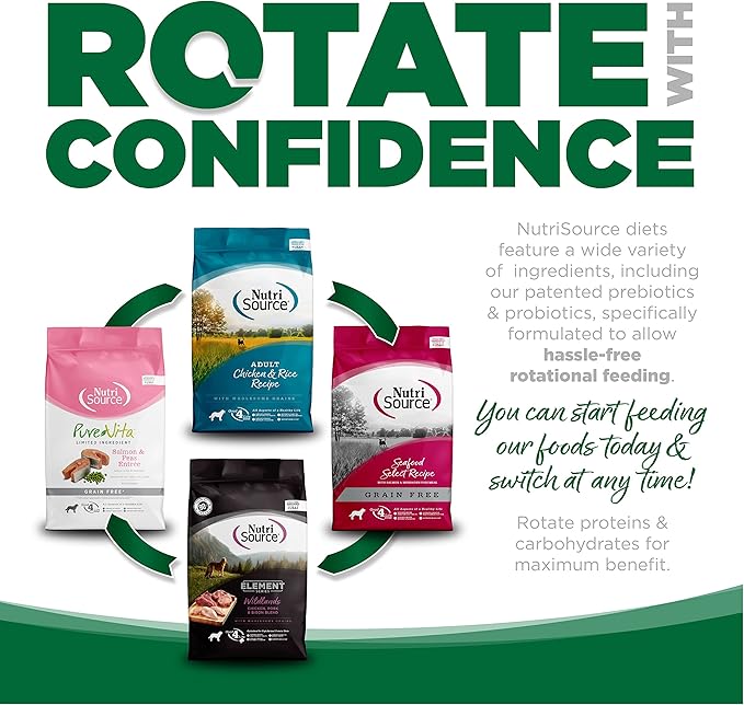 NutriSource Dry Dog Food, Turkey and Rice, 26LB