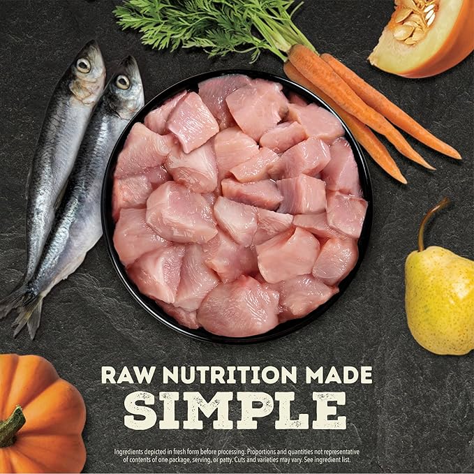 ACANA Grain-Free High Protein Freeze Dried Dog Food & Topper Free-Run Turkey Recipe Patties 14oz Bag