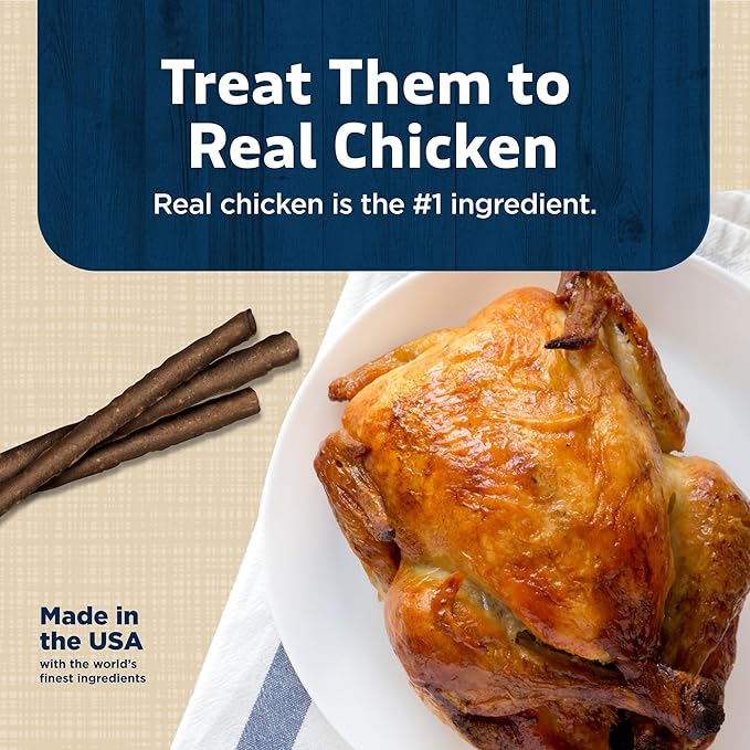 Blue Buffalo Stix Pepperoni-Style Dog Treats Made with Natural Ingredients, Chicken Recipe, 13-oz Bag