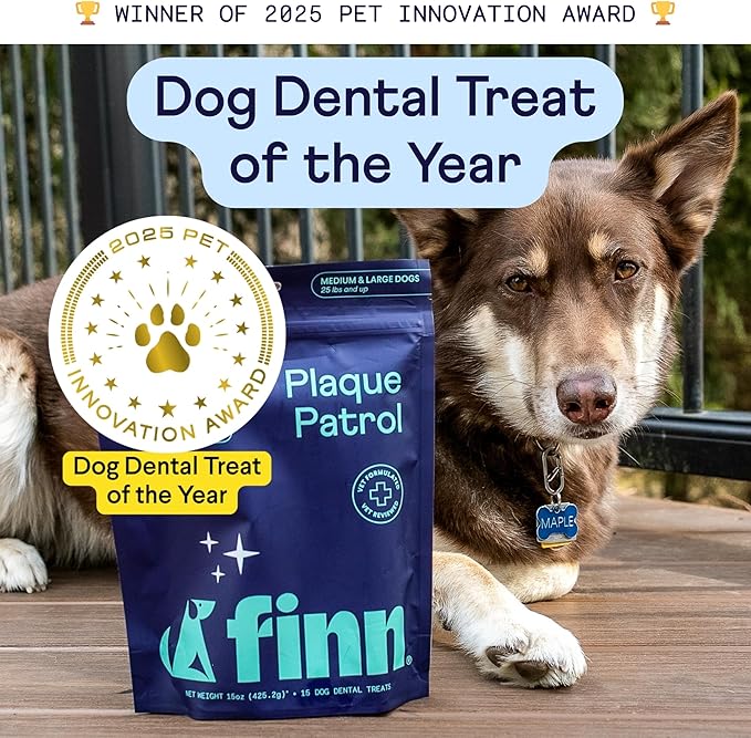 Finn Plaque Patrol Dental Chews (XS/S Dogs (20 Count))