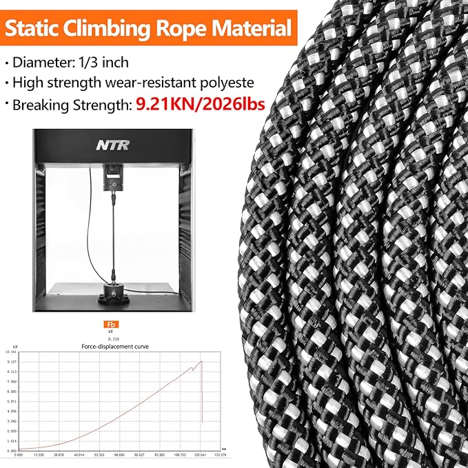 NTR 15FT Training Leash for Dogs, Nylon Rope Dog with Swivel Lockable Hook and Comfortable Padded Handle, Cat Puppy Lead Small Medium Large Dogs Training, Playing, Camping, or Backyard