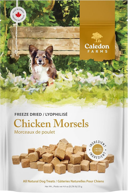Caledon Farms Chicken Morsels Dog Treats: 125G/4.4OZ