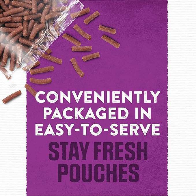 Purina Moist and Meaty Dog Food Chopped Burger Soft Dog Food Pouches - 36 ct. Pouch