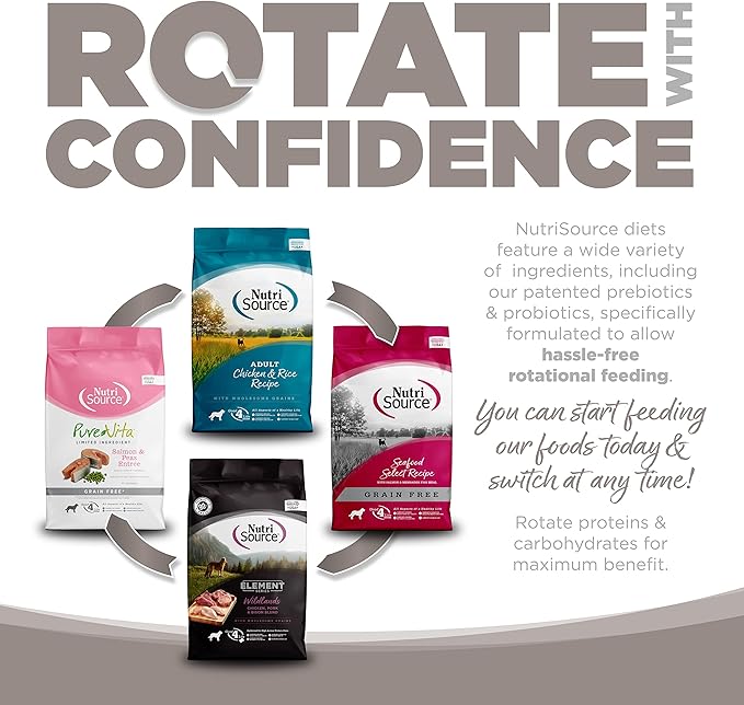 NutriSource Senior Grain Free Dry Dog Food, Turkey, Turkey Meal and Menhaden, 26LB