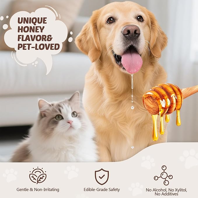 Dog Dental Care Spray, Vet-Recommended Breath Freshener for Pet, Reduces Plaque & Tartar, Prevents Gingivitis & Oral Infections, 5.1 Fl Oz - Teeth Cleaning Spray for Fresh Breath