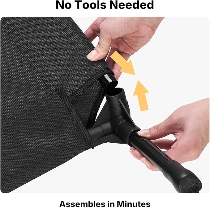 Veehoo Outdoor Elevated Dog Bed Large Sized Dogs, XL Cooling Raised Dog Cots Beds Training Platform Off Ground Hammock with Breathable Mesh, No-Slip Feet, 49"x33", Grey